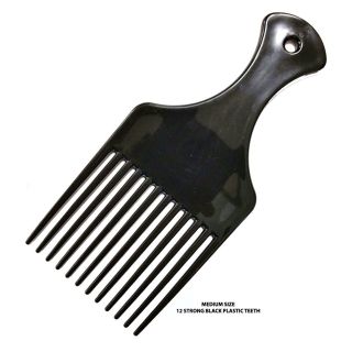 American Dream Medium Plastic Afro Pick: Plain