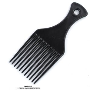 American Dream Small Plastic Afro Pick: Plain