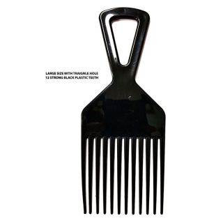 American Dream Medium Plastic Afro Pick: Triangle
