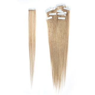 Remy Iconic Grade Silky Straight Tape-In Hair 20 Strip Pack - 22" Length